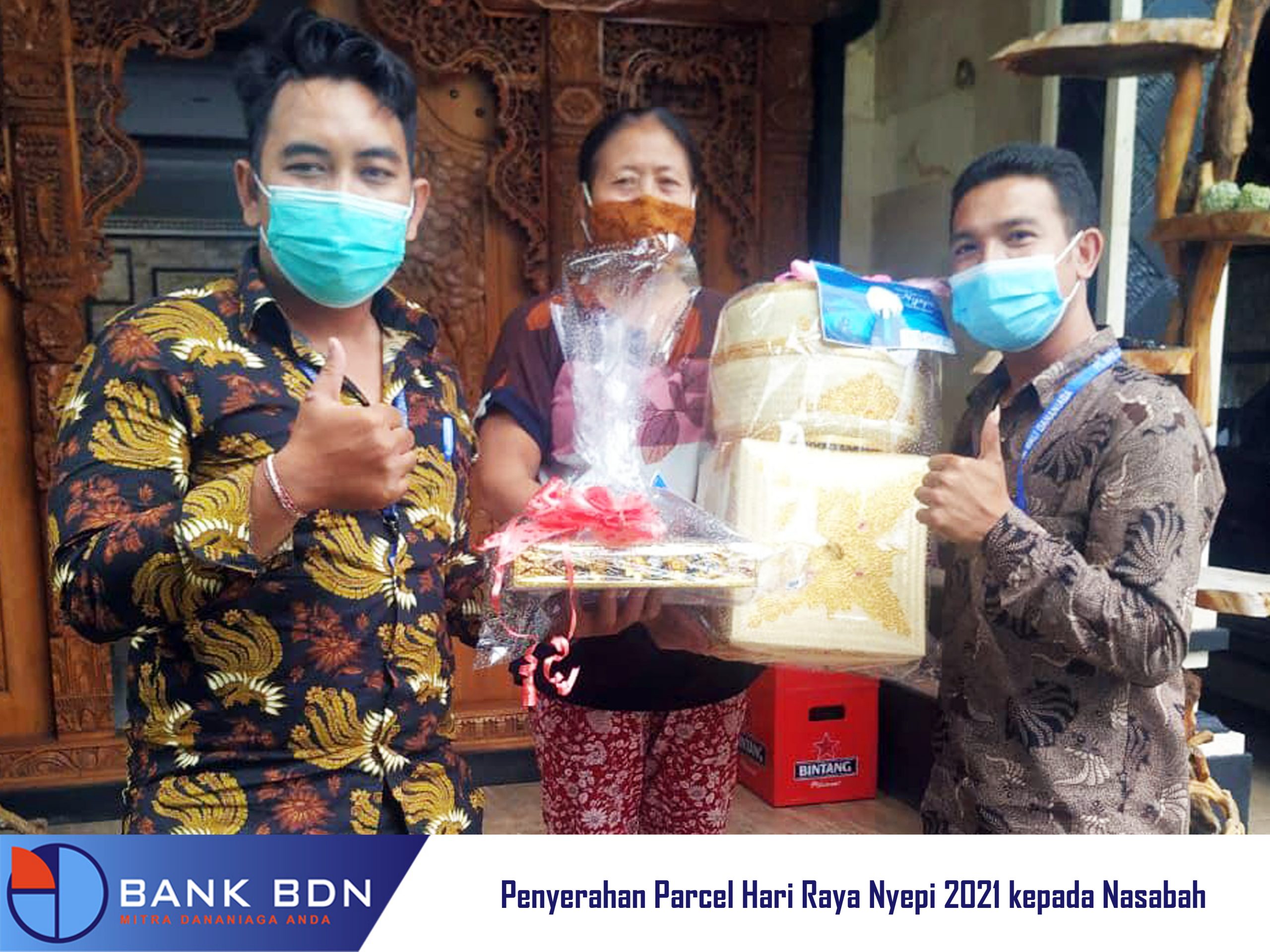 PENYERAHAN PARCEL HARI RAYA NYEPI TAHUN 2021